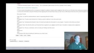 Creating an Effective Discussion Post