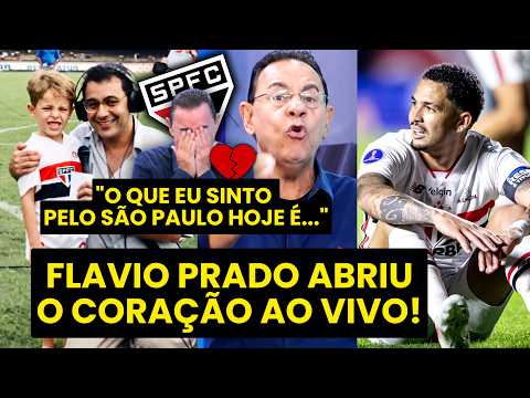“SE EU DETESTO O SÃO PAULO??? NÃO! O QUE EU SINTO É…” FLAVIO PRADO ABRE O CORAÇÃO!