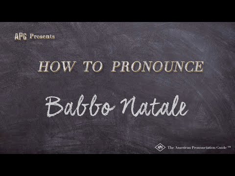 How to Pronounce Babbo Natale (Real Life Examples!)