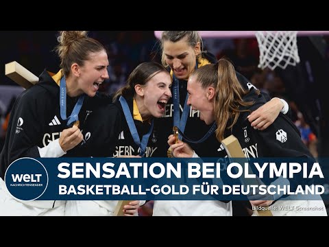 OLYMPIA 2024: Sensation in Paris! Sport-Geschichte! Deutsche 3x3-Basketball-Frauen holen Gold