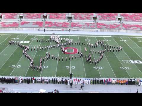 Ohio State Marching Band Country AND Western Show at Buckeye Invitational Great Sound 10 12 2013