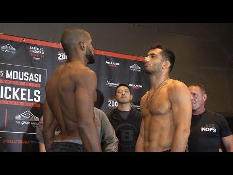 Gegard Mousasi vs Rafael Carvalho Bellator 200 Staredown