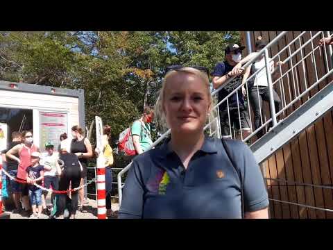 Die Baumschwebebahn Bad Harzburg hebt ab...