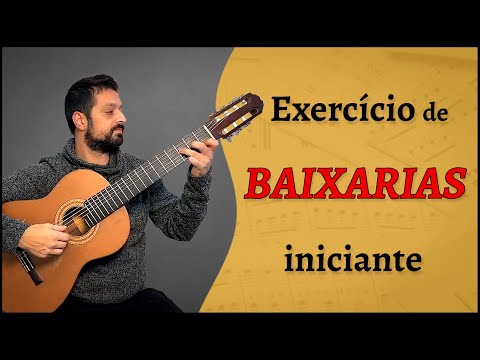 Exercício de BAIXARIAS para iniciante - 6 e 7 cordas