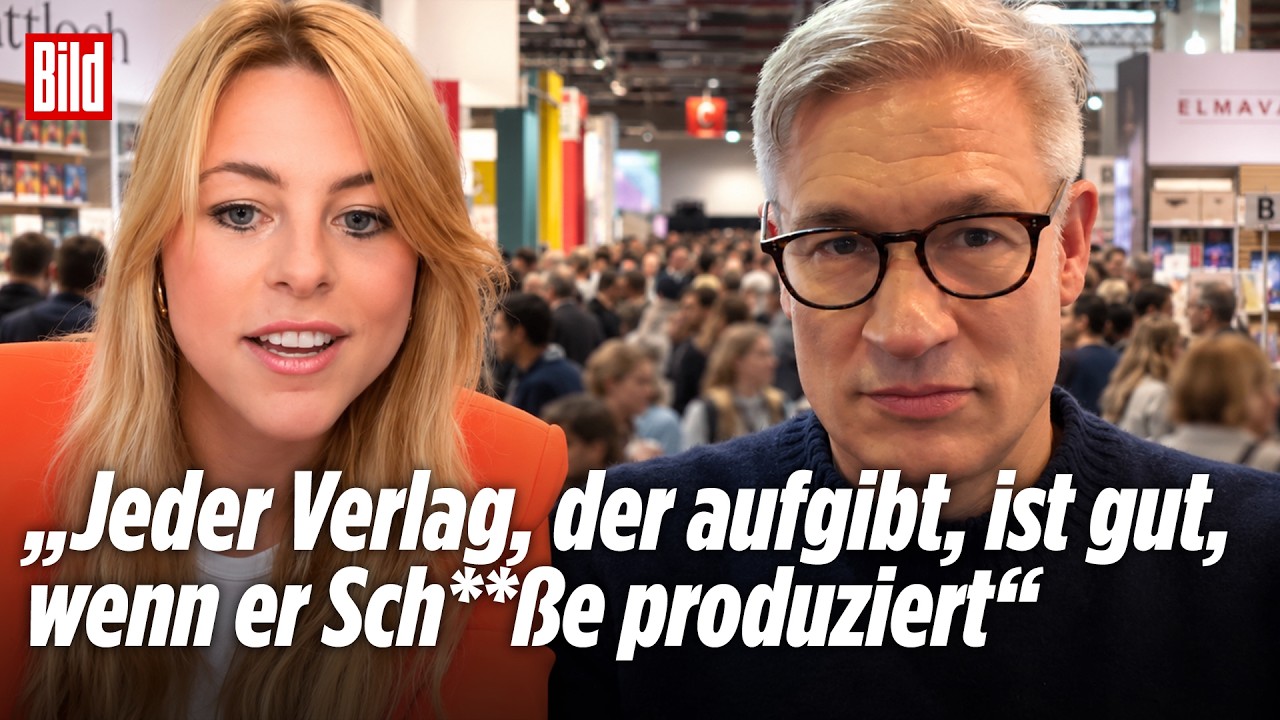 Poschardt-Abrechnung auf der Buchmesse: „Sie haben jahrelang Sch**ßdreck gemacht“