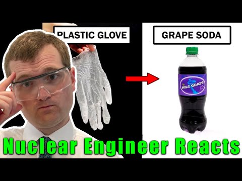 Nuclear Engineer Reacts to NileRed Turning Plastic Gloves into Grape Soda