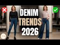 The In And Out Denim Trends For 2026