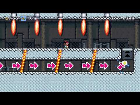 Morton's Mechanic Castle by Nicobbq 🍄 Super Mario Maker 2 😶 No Commentary　#ace