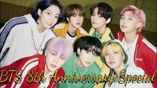 BTS 8th Anniversary Special WhatsApp Status 💜