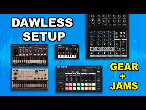 My Simple Dawless Jam Setup | Ambient Synthwave