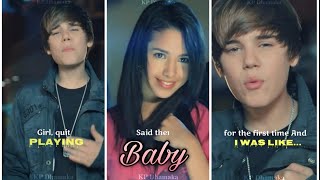 Justin Bieber (Baby) Full Screen Status (lyrics) �