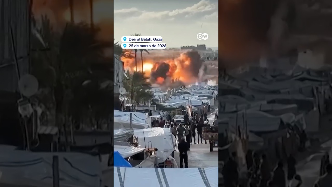 Al menos un muerto tras un ataque israelí en un campo de desplazados de Gaza, según Defensa civil