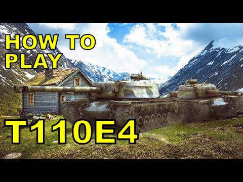 How to Play: T110E4! (World of Tanks Console)
