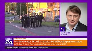 🟣 Alertă majoră: O dronă rusească a lovit un bloc din Galaţi (VIII)