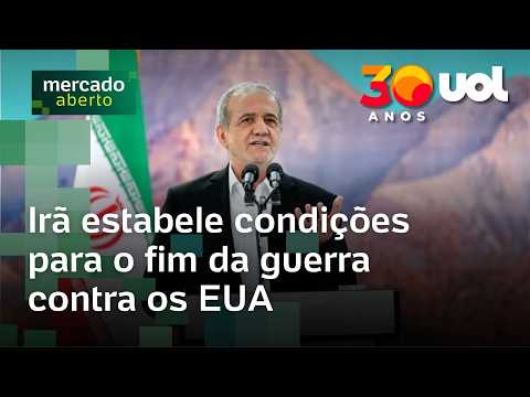 Irã estabelece três condições para o fim da guerra contra os EUA e Israel