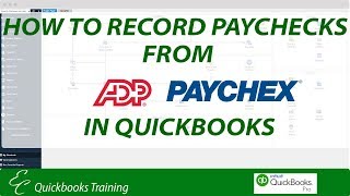 How to record ADP Paychecks in QuickBooks Online