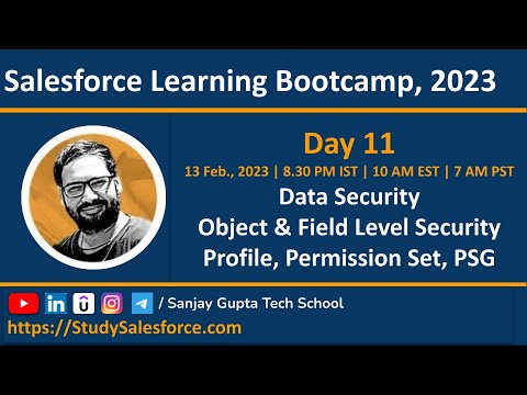 Day 11 | Salesforce Bootcamp 2023 | Data Security - YouTube