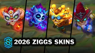All Ziggs Skins 2026