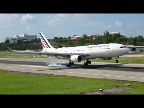 St Maarten Princess Juliana arrivals & departures, touchdown location. SXM Planespotting in 4K 2