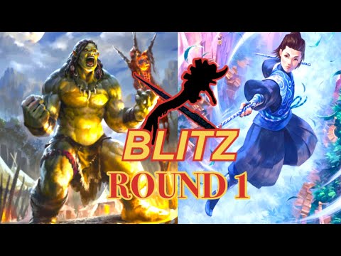 |Flesh and Blood TCG| Rhinar VS Benji BLITZ MATCH! Round 1