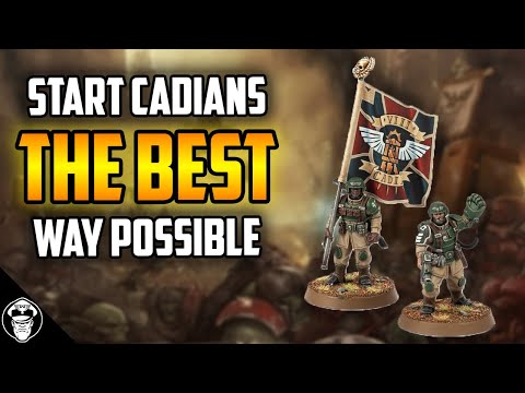 How to Build a Beginner Cadian Guard Army! 500pts to 2000pts | Astra Militarum | Warhammer 40,000