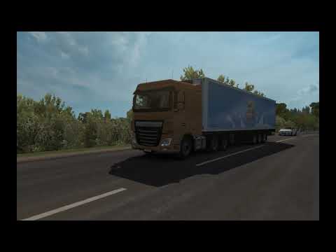 EURO TRUCK SIMULATOR 2 ,ETS2 , DAUGAVPILS TO VALMIERA, PC GAME PLAY , RUSSIAN MOD