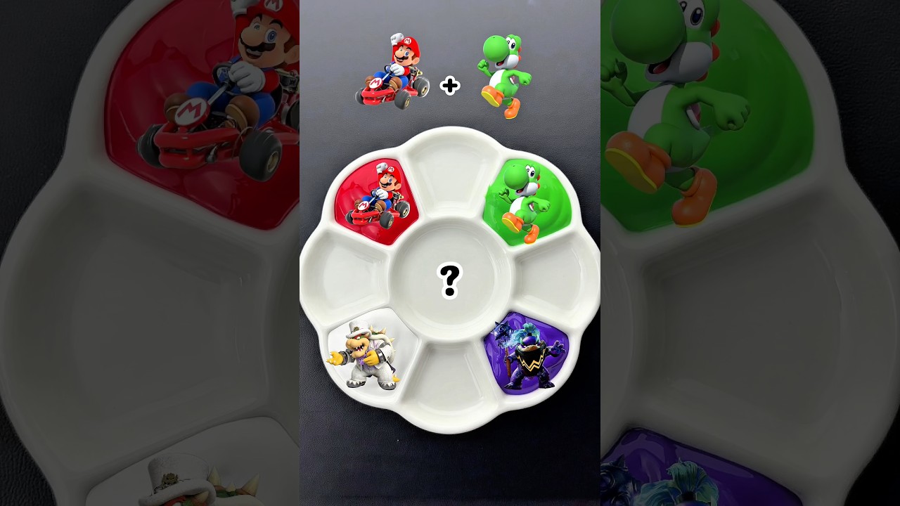 The Super Mario Galaxy Movie Color Mixing (part 6) #mario #luigi #mariobros #supermario #yoshi