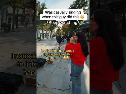 I was literally about to cry 😭 #singer #busking #busker #singing #shortsvideo #shorts #kindness