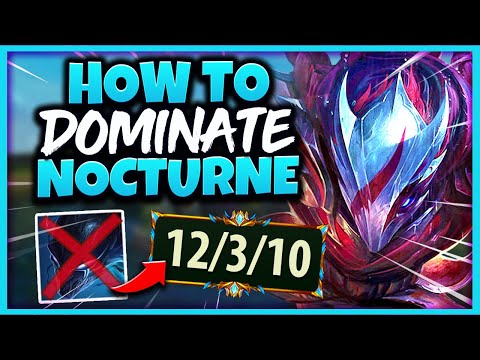 #1 TALON WORLD HOW TO EASILY DEFEAT NOCTURNE MID - League of Legends