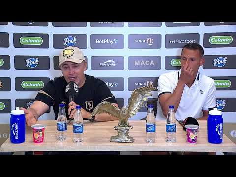 Rueda de prensa de Águilas Doradas tras su partido con Santa Fe