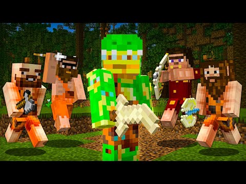 100 GRACZY SYMULUJE PREHISTORYCZNE IGRZYSKA ŚMIERCI