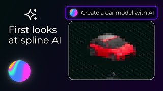 Spline 3D AI model generator is here! (Quick Overview)