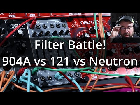 Filter Shootout! Behringer 904A vs 121 Dual Filter vs Neutron