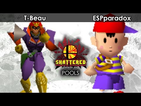 Smash 64: T-Beau (Captain Falcon) V ESPparadox (Ness/Donkey Kong) - Shattered 79 Tournament SSB64