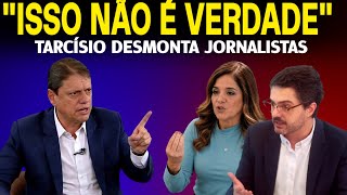 Jornalistas TENTAM ENCURRALAR Tarcísio de Freitas e LEVAM LAPADA AO VIVO! 