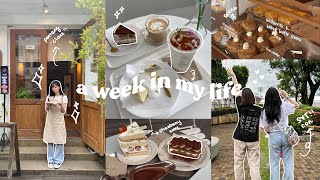 [a week in my life] flying to indo, seventeen concert, baking & pottery.