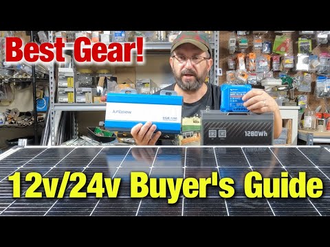 Ultimate 12v/24v Buyers Guide!  Best Solar Panels, Batteries, Charge Controllers & Inverters to Buy!