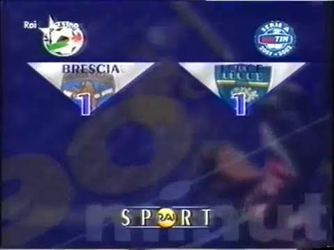 2001-02 (3a - 16-09-2001) Brescia-Lecce 1-1 [Chevanton.R.Baggio] Servizio 90°Minuto Rai1