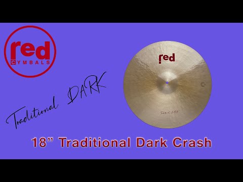 Red Cymbals 18" Traditional Dark Crash demo 1350 grams