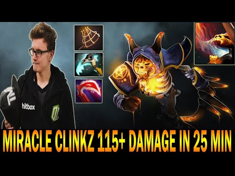 Miracle Clinkz Brutal Desolator +115 Extra Damage With Clumsy Net 7.23 Patch Dota 2 Gameplay
