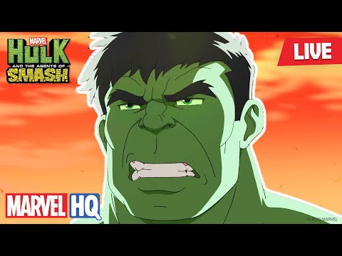 🔴 LIVE! Hulk & The Agents of S.M.A.S.H. 🟢💥 | 24/7 Full Episode Live Stream | All of Season 1!