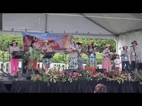 LinaLina ライブ Live  [ 毎日が明日 ] at Ukulele Picnic in Hawaii 2014