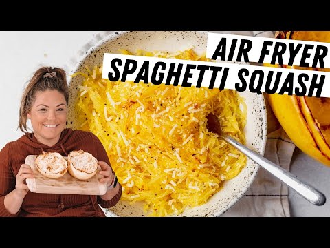 Air Fryer Spaghetti Squash (30 Minutes)