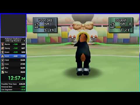 Pokemon Stadium 2 - Little Cup Round 2 Speedrun 42:58.06