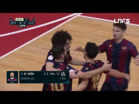 Gol Rafa Usín (2-2) ElPozo Murcia - Levante UD FS. J15, 1Div. LNFS