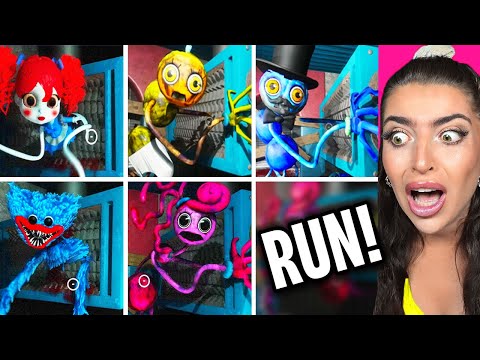 DESTROYING ALL Poppy Playtime Characters IN SHREDDER!? (SECRET TOY REVEALED!)