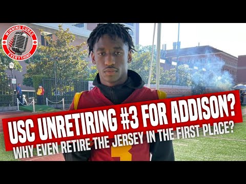 USC unretiring jersey #3 for Jordan Addison?