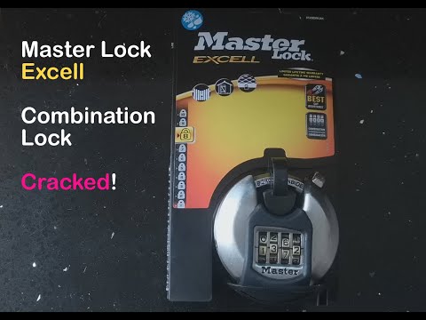 Master lock Excell Combination Lock Cracked \ Decoded! | How To Picks Locks