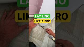 Laying Lino like a pro. Laying Lino for the first time in 4 years