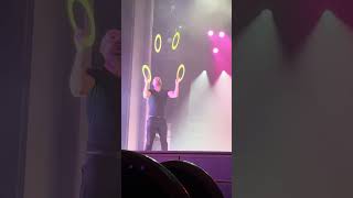 Ivan Pecel  juggling rings on Regal Princess